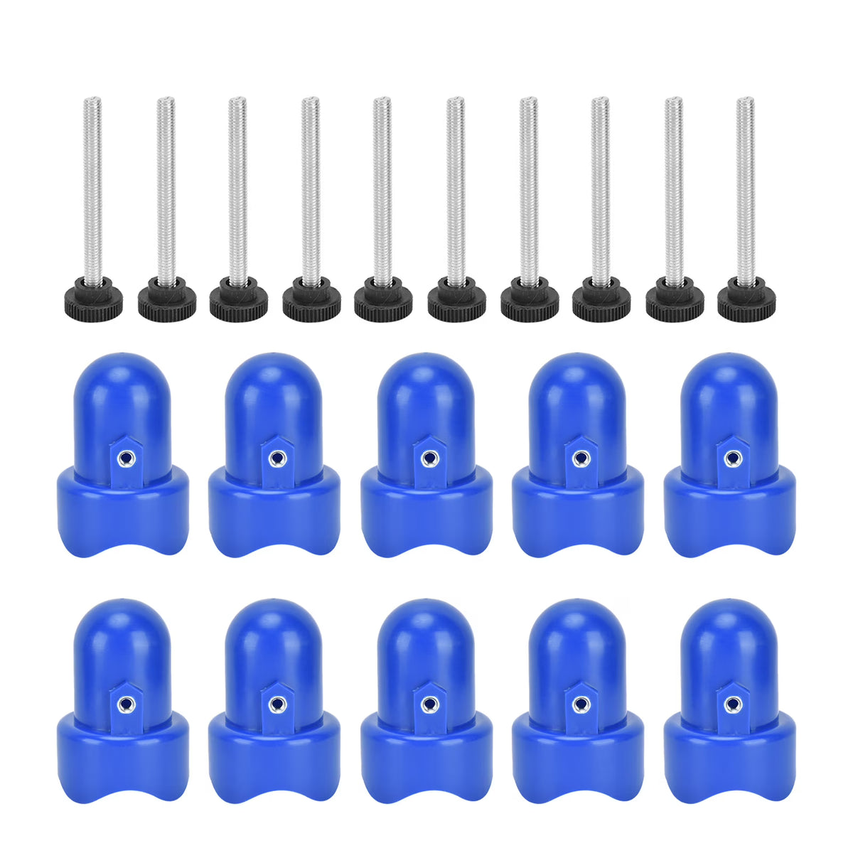 Blue Trampoline Enclosure Pole Cap with Screw G133267