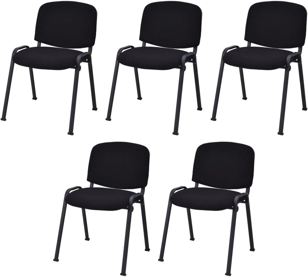 5 PCS Ergonomic Stackable Office Chairs Set C4301