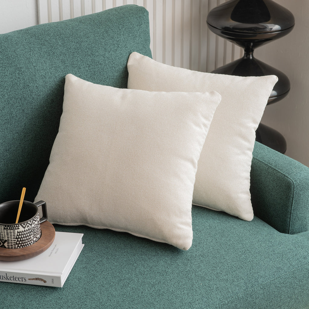 Emerald Fabric Upholstered Sofa with Metal Legs N519