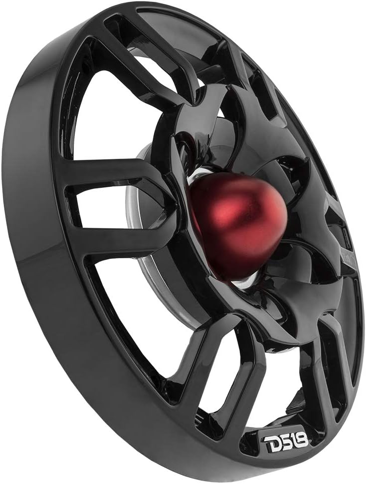 RED Car Audio Speaker Grill Cover with Bullet Tweeter C48144