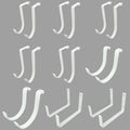 18-Hook White Accessory Package D340763