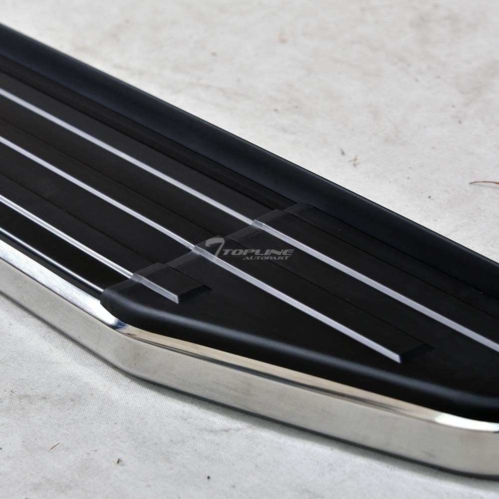 6" Black Aluminum Side Step Rail Running Boards C30353