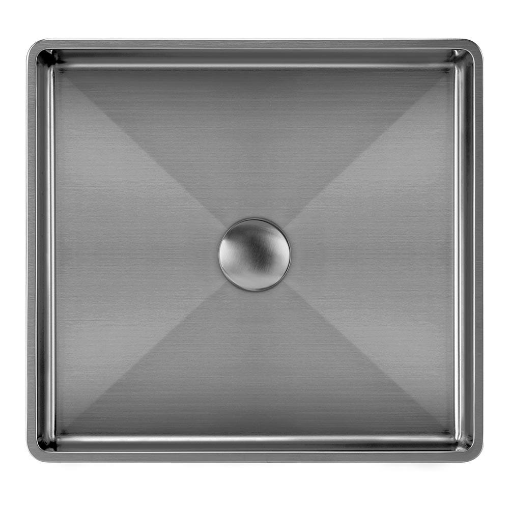 Semi-Recessed Basin Set with Center Drain P3341