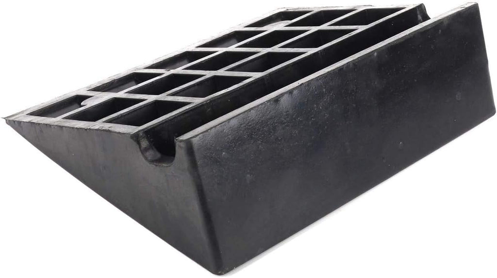 5.9'' Rise Rubber Curb Ramp 10 Tons Car Slope Ramp 5.9 x 15.7 x 18.7in K606990