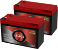 2 Pack 12V 10Ah Lithium LiFePO4 Deep Cycle Rechargeable Battery S5486