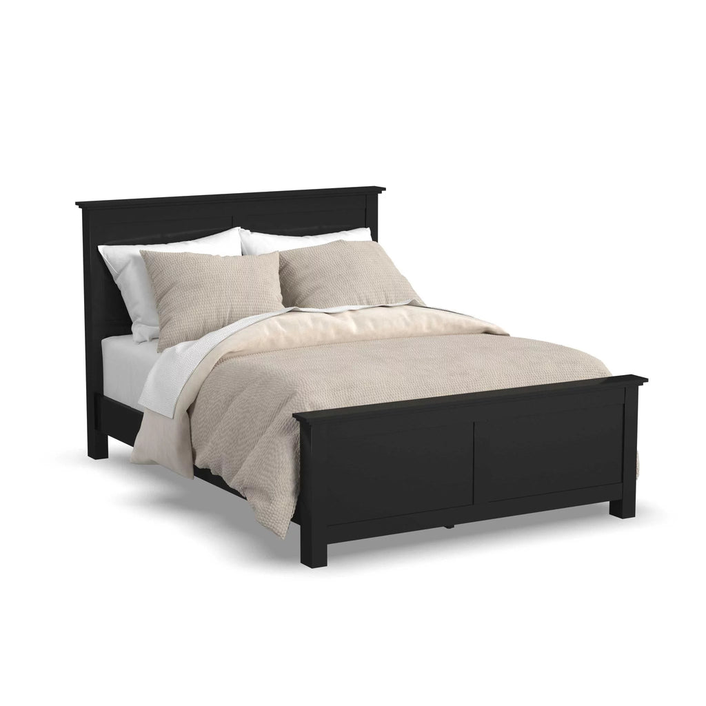 Black Queen Bed, Nightstand and Dresser O29647
