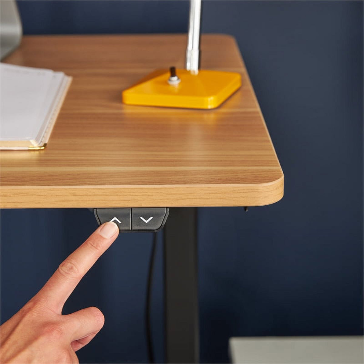 2-Piece Set with Standing Desk and Armless Task Chair E1524