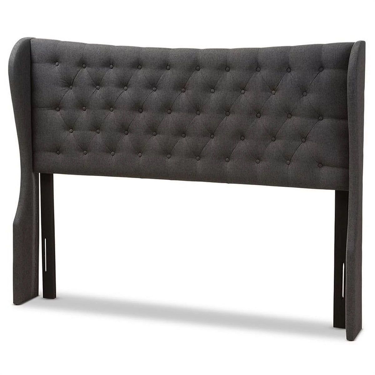 Queen Winged Panel Headboard in Dark Gray X116840