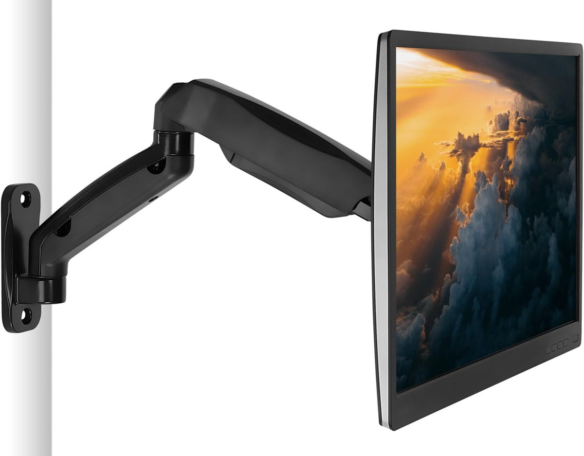 Full Motion Gas Spring Monitor Wall Mount Arm for 13-32 Inch Screens R128905