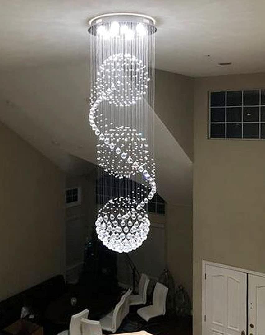 Crystal Raindrop Chandelier LED Bulbs Included H178192