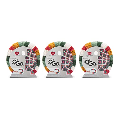 3 Pack 141g Acrylic 4 Medium Worsted Yarn Q350769