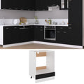 Black Engineered Wood Oven Cabinet I5130