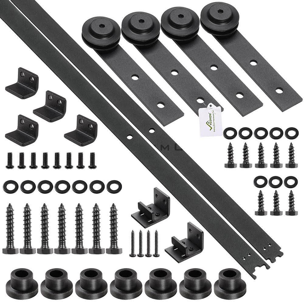 Mini Sliding Double Barn Door Hardware Kit Z30587