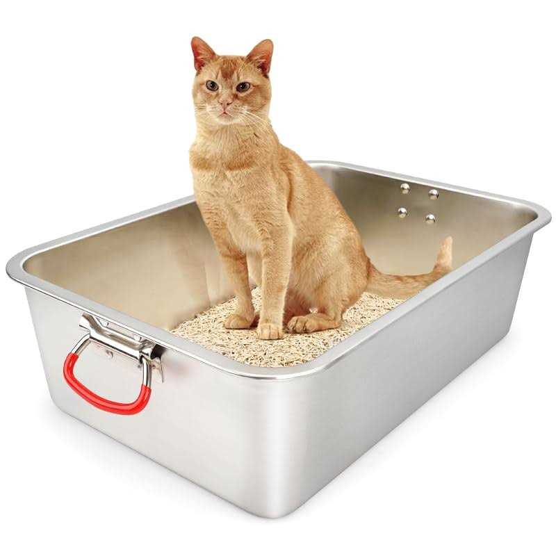 Stainless Steel Cat Litter Box K98599