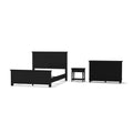 Black Queen Bed, Nightstand and Dresser O29647