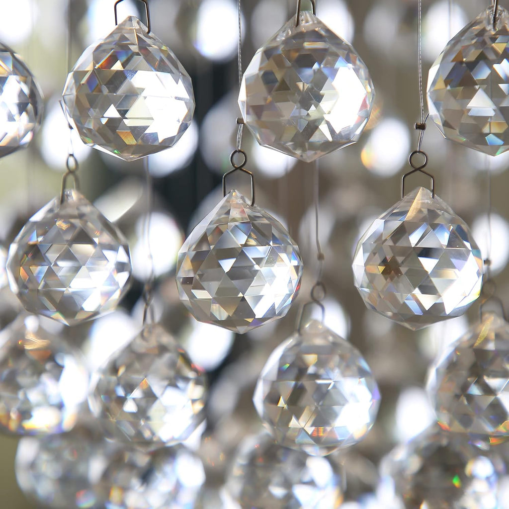 Crystal Raindrop Chandelier LED Bulbs Included H178192