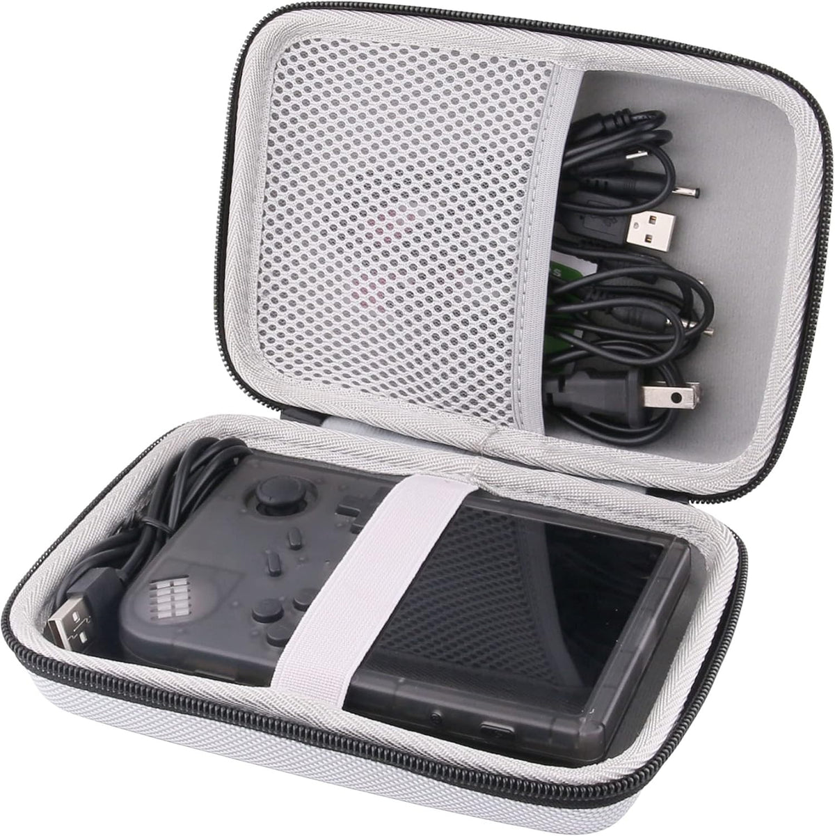 Black Hard EVA Carrying Case for RG351V Handheld Game Player K121