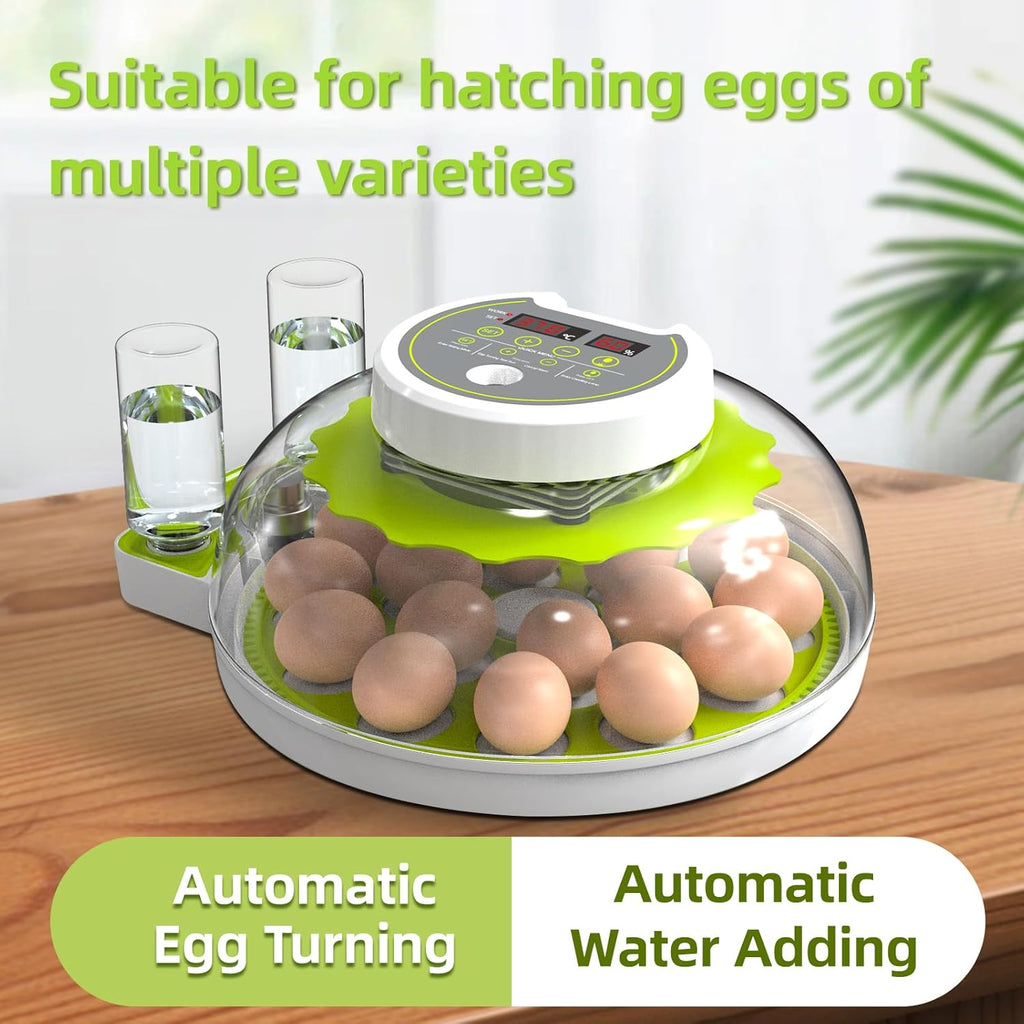 18 Egg Incubator with Automatic Egg Turning and Humidity Control W845