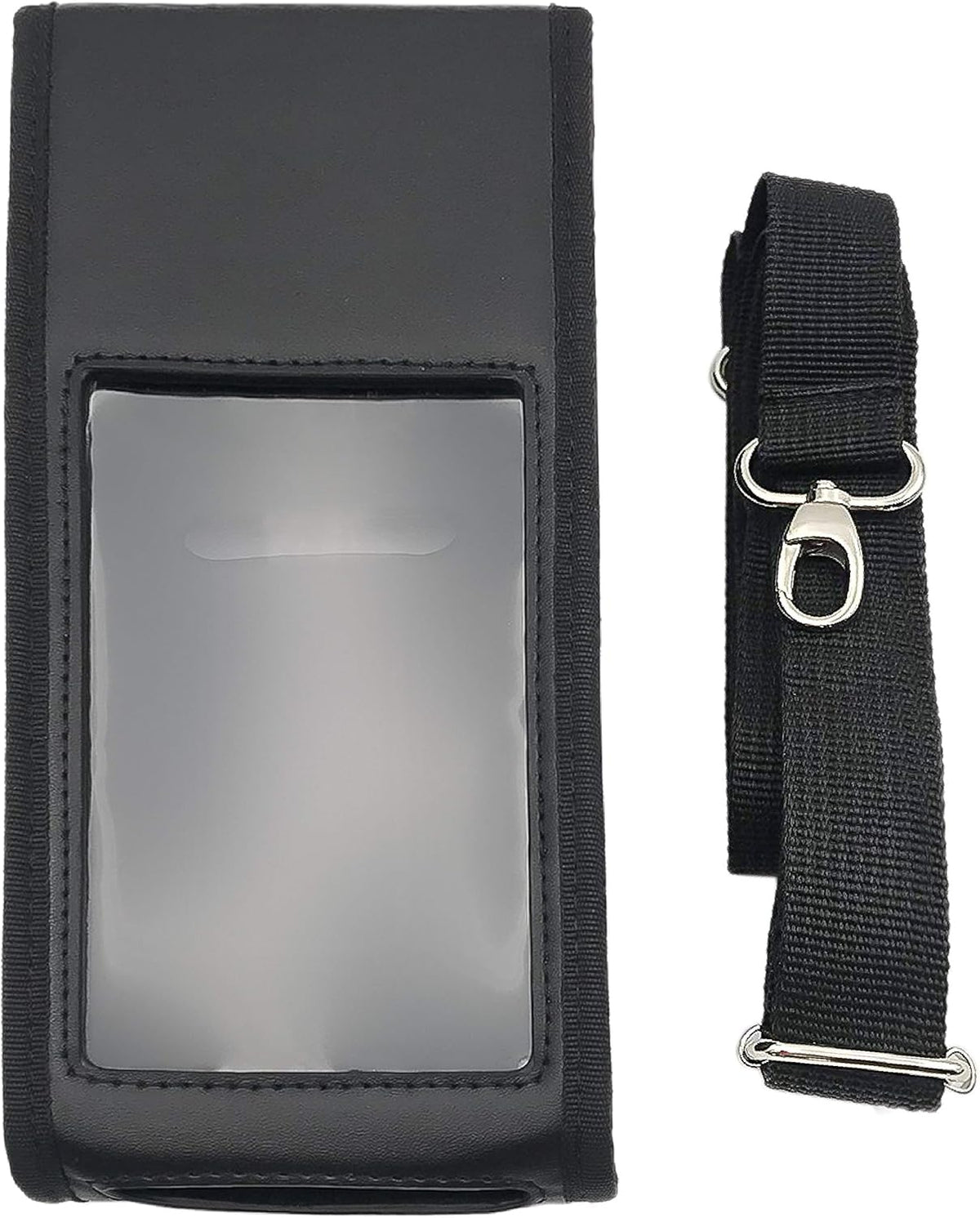 Black Credit Card Terminal Carrying Case with Shoulder Strap W538