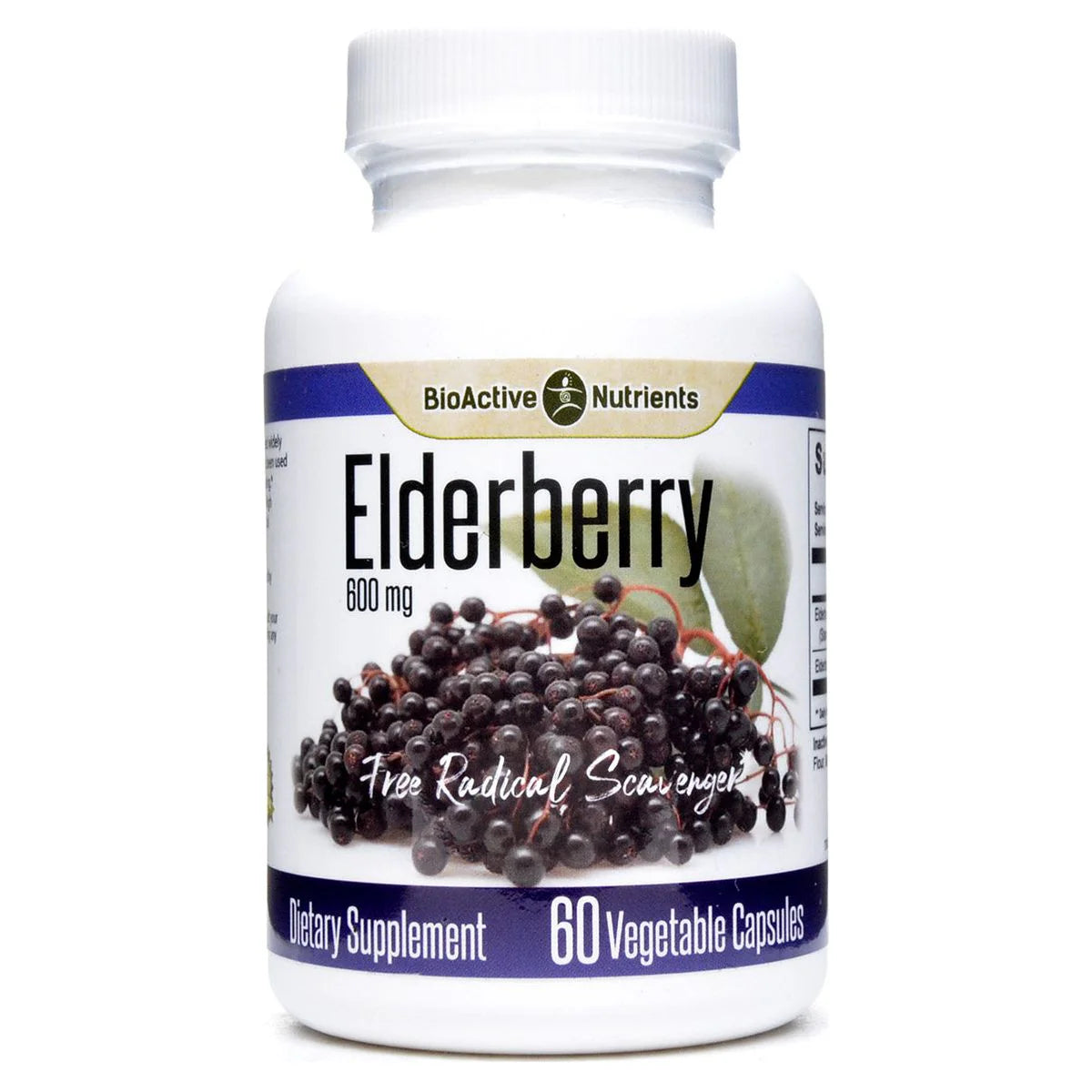 Elderberry 600 mg 60 Veg Caps W30152