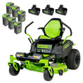 60V 42" Cordless Battery Zero Turn Riding Lawn Mower with 8Ah Batteries A97358