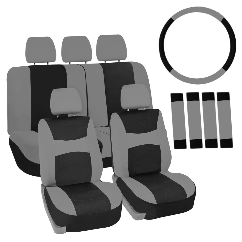 Cloth Car Seat Covers Full Set Split Bench Z804674