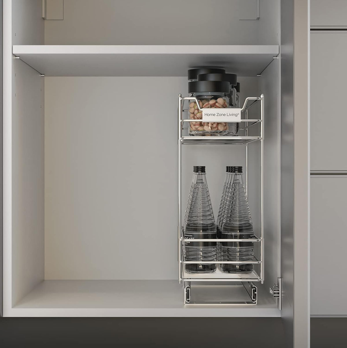 2-Tier Slide Out Drawer Cabinet Organizer L868