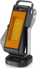 3D Oscillating Portable Electric Heater with Thermostat D43501