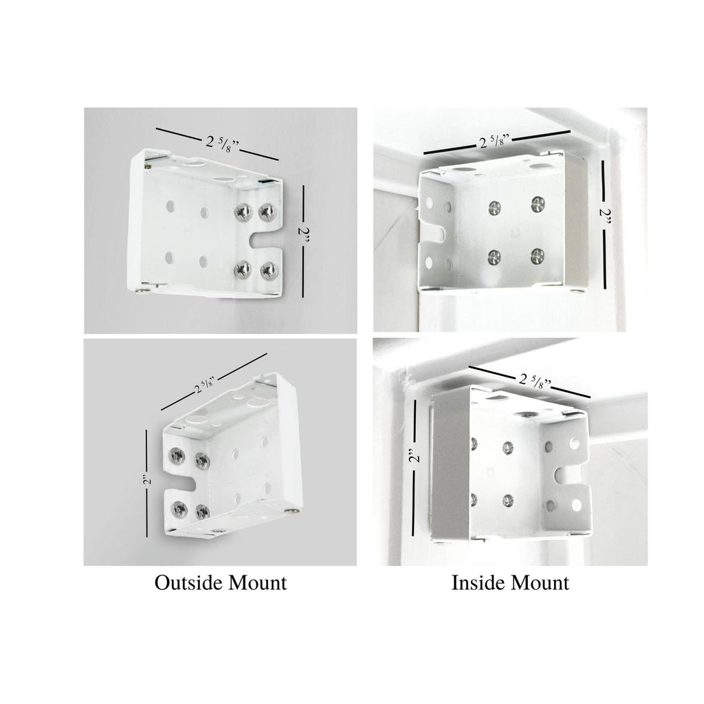 White Faux Wood Blinds C81815