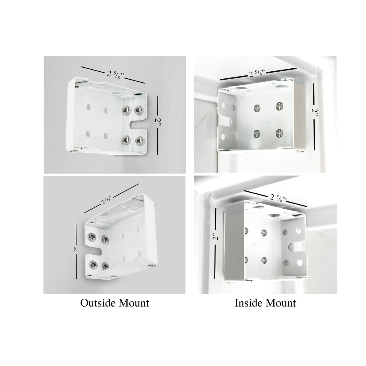 White Faux Wood Blinds C81815