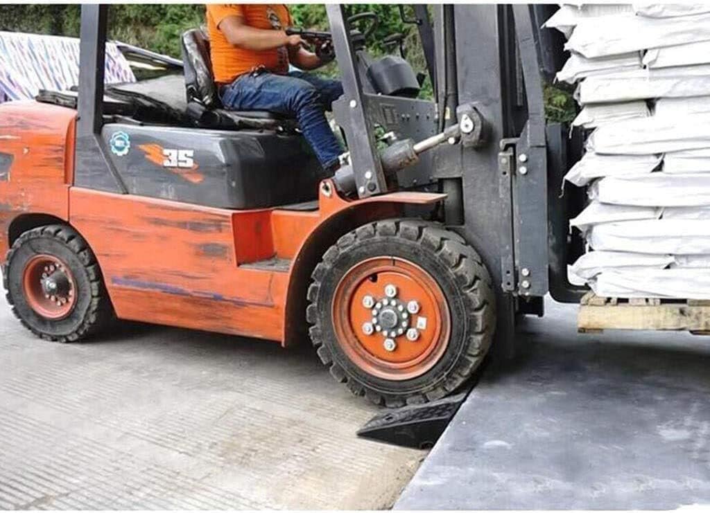 5.9'' Rise Rubber Curb Ramp 10 Tons Car Slope Ramp 5.9 x 15.7 x 18.7in K606990