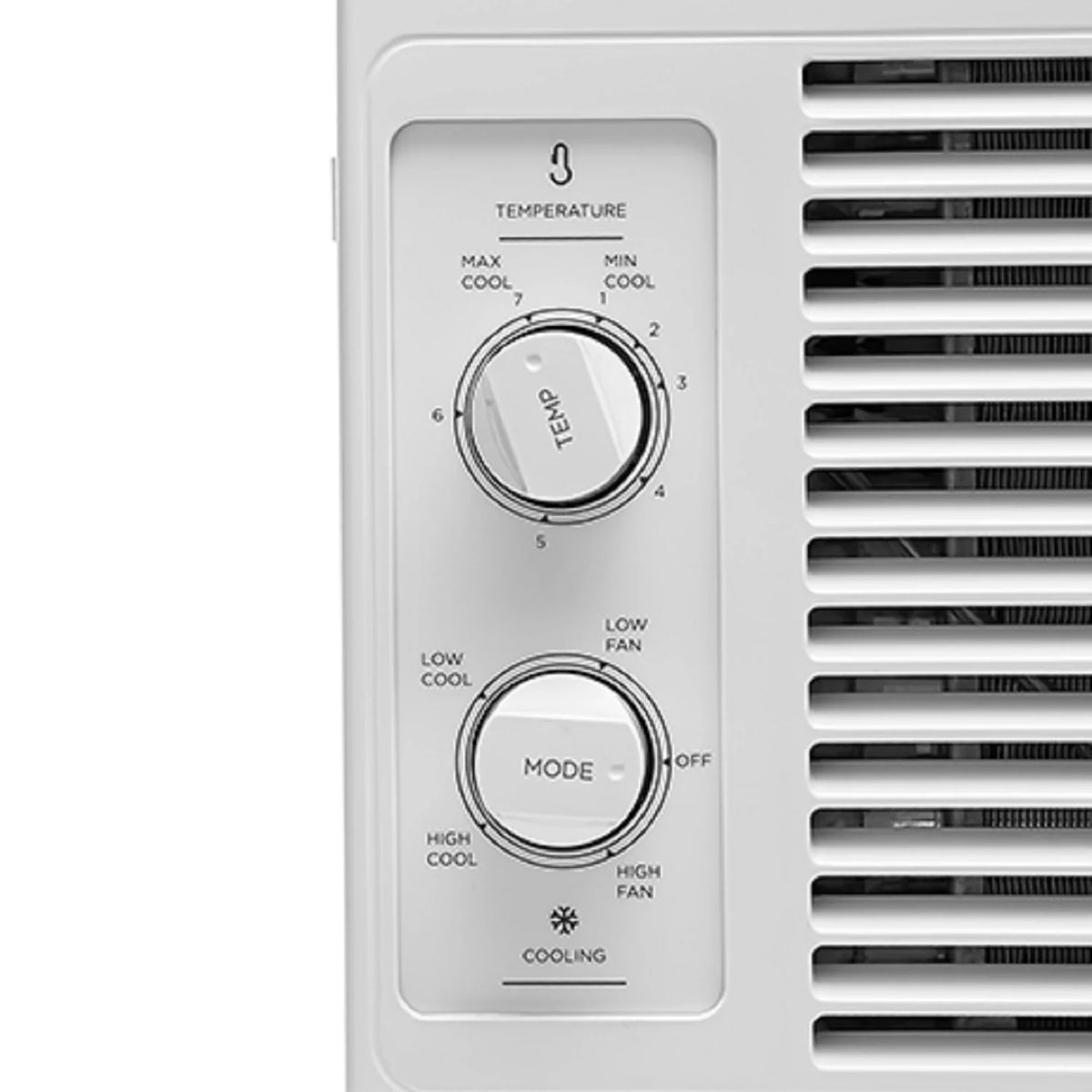 5,000 BTU 150 Sq ft Mechanical Window Air Conditioner, White U62164