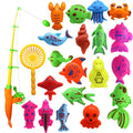 22pcs Magnetic Fishing Game Set with Rod and Net S945