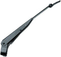 Deluxe Stainless Steel Adjustable Marine Windshield Wiper Arm, 10" to 14", Black, Pack of 2 S836