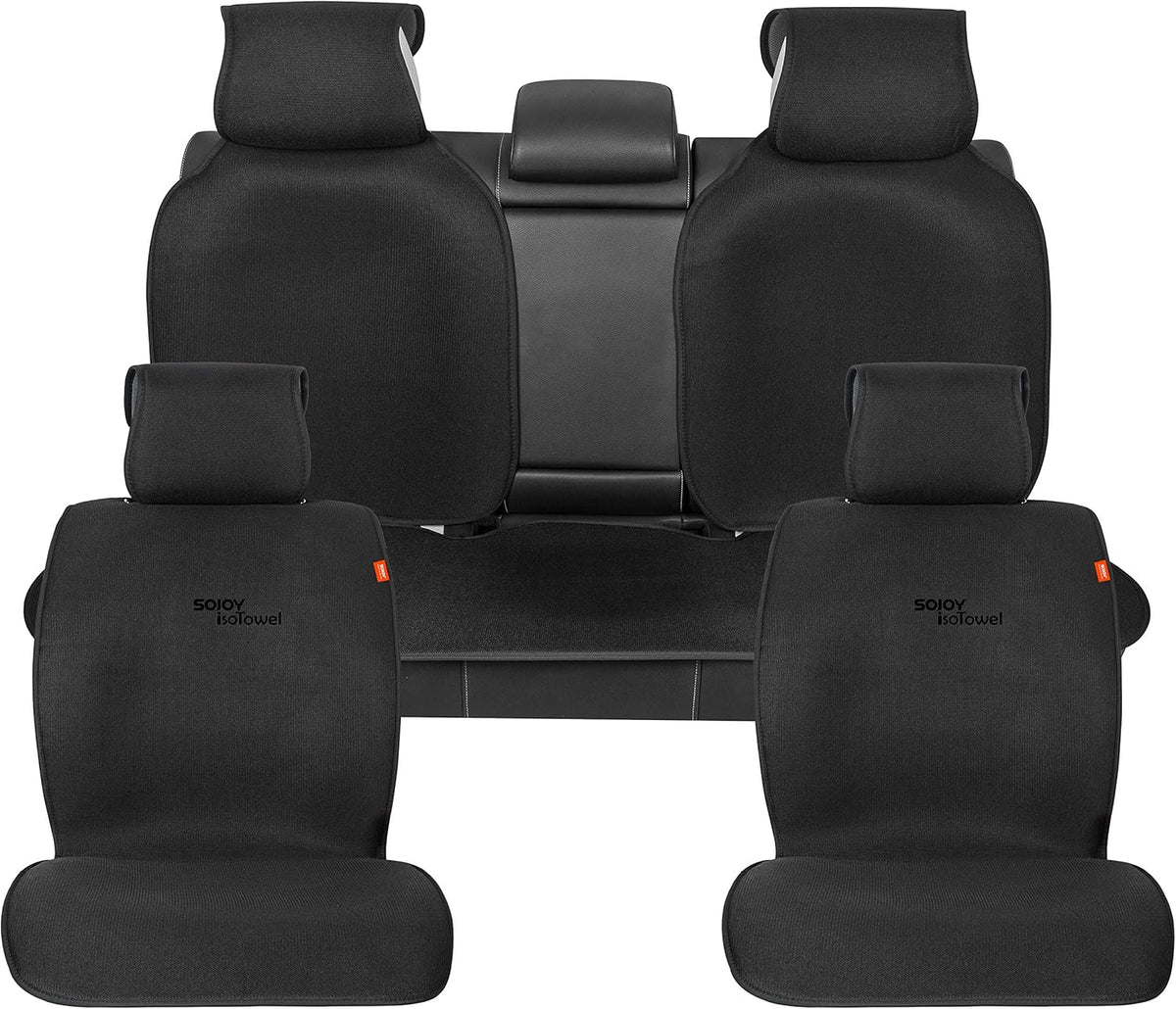 Black Car Seat Cushion Covers J7924