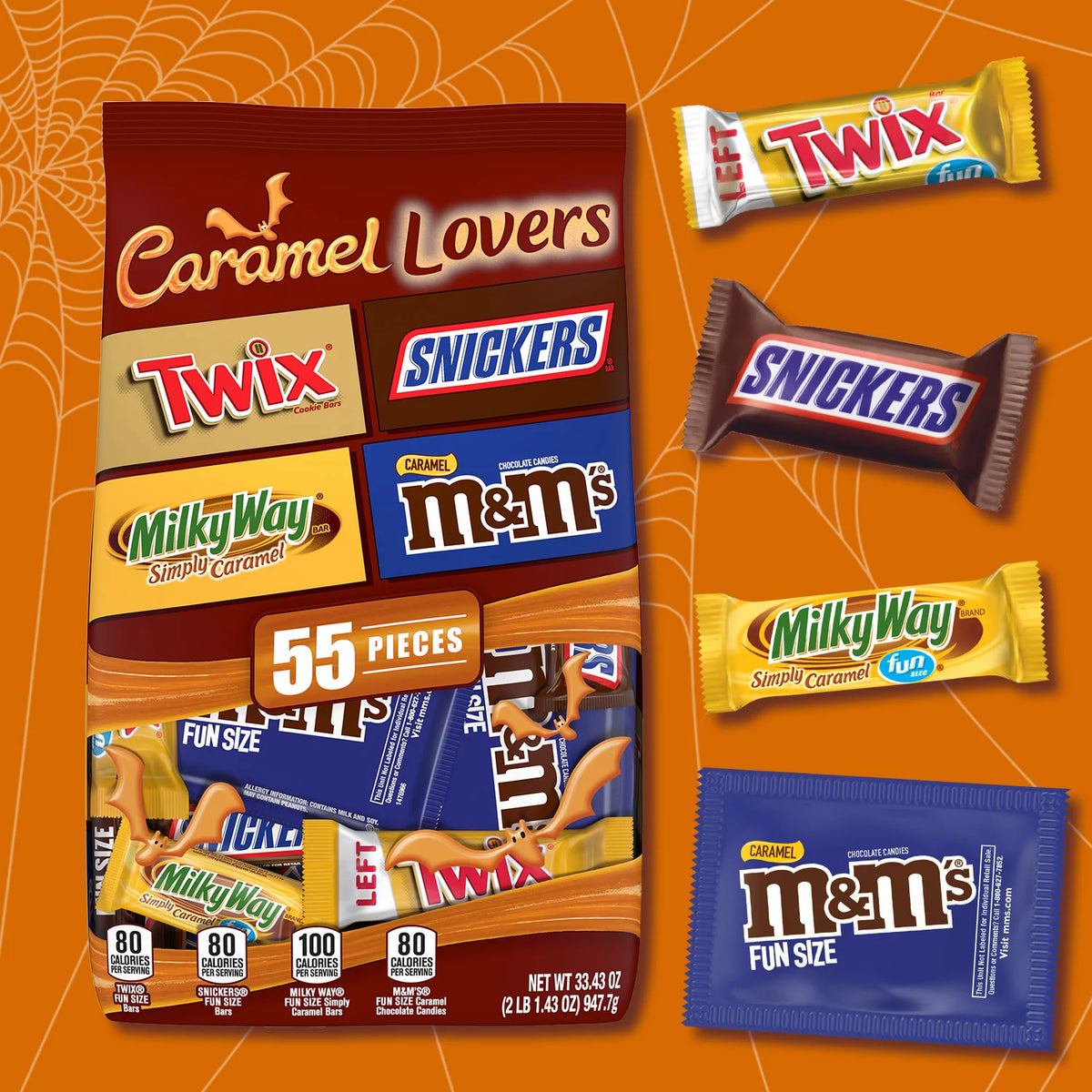 55 Ct Halloween Candy Variety Pack V208110
