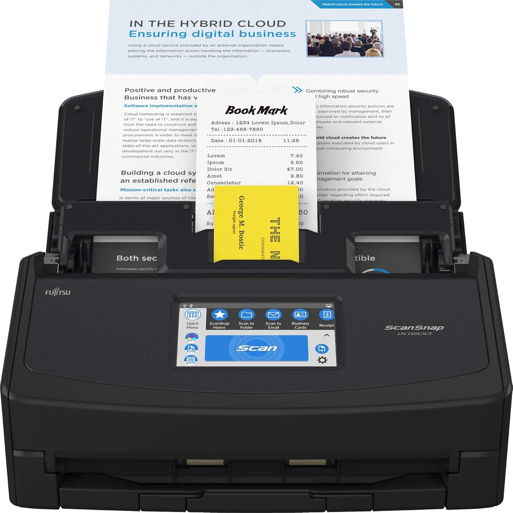 Black Document Scanner W4206