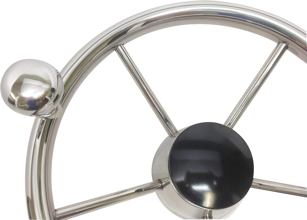 Black 5 Spoke Steering Wheel W60311