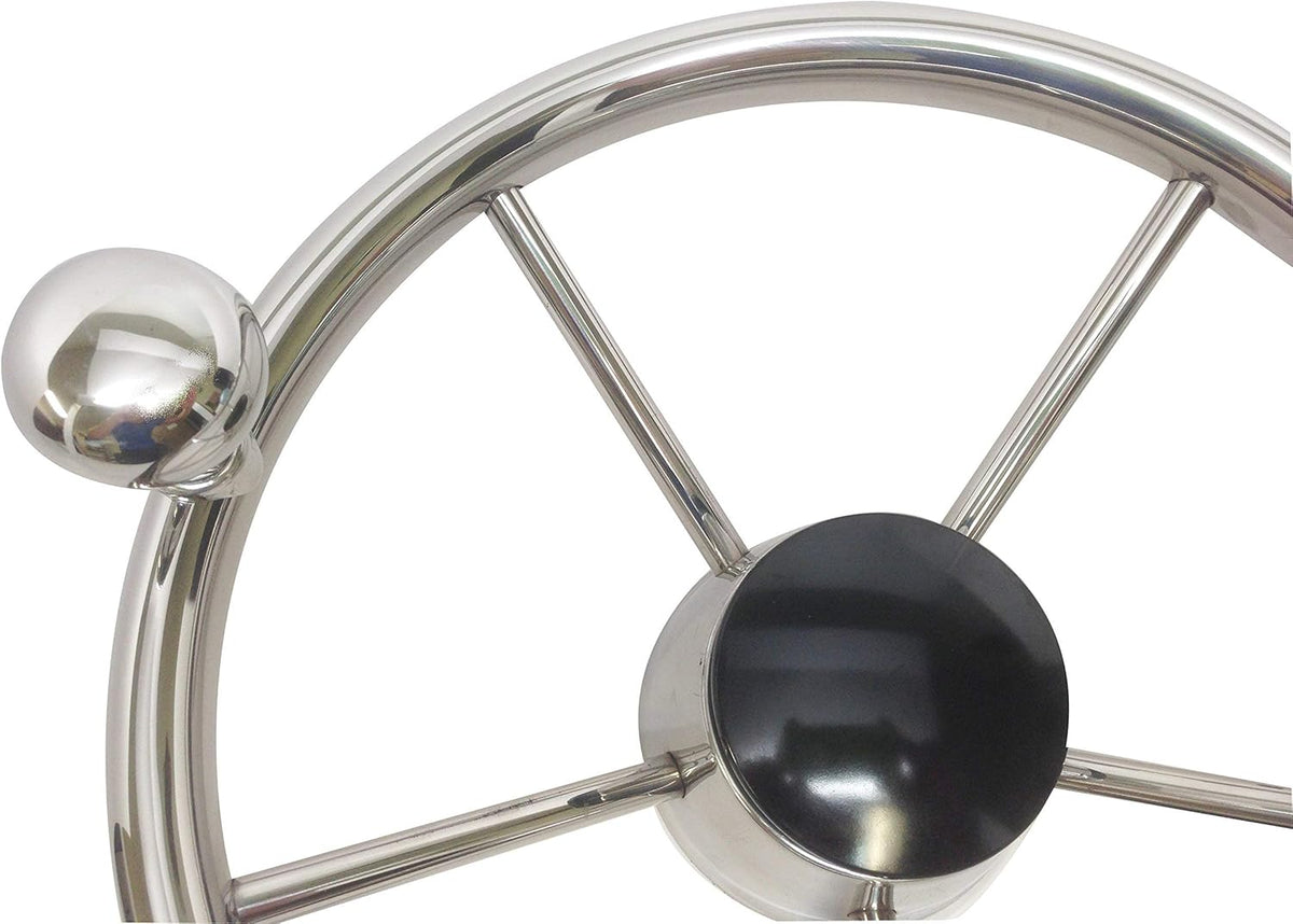 Black 5 Spoke Steering Wheel W60311