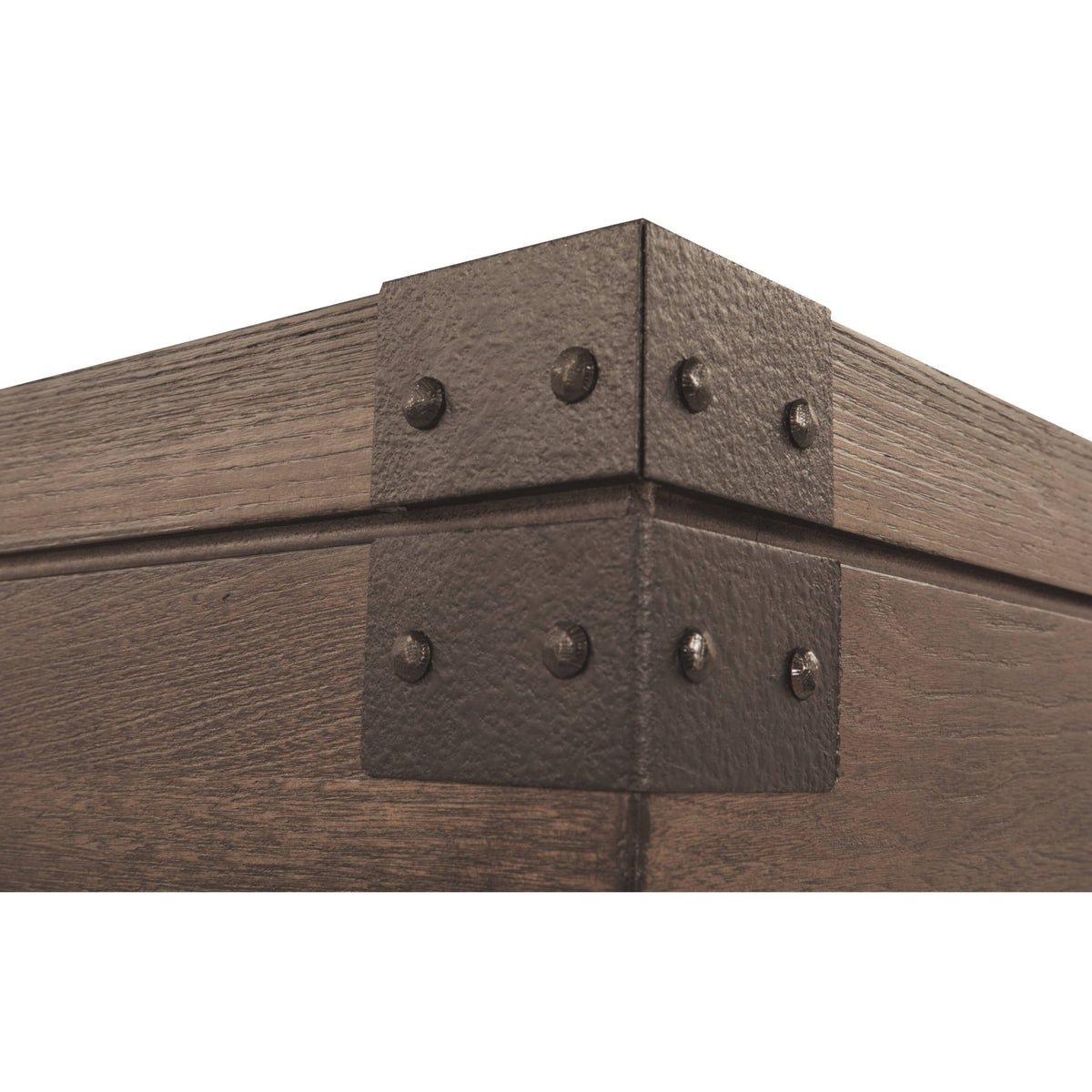 Grayish Brown Square End Table L55415