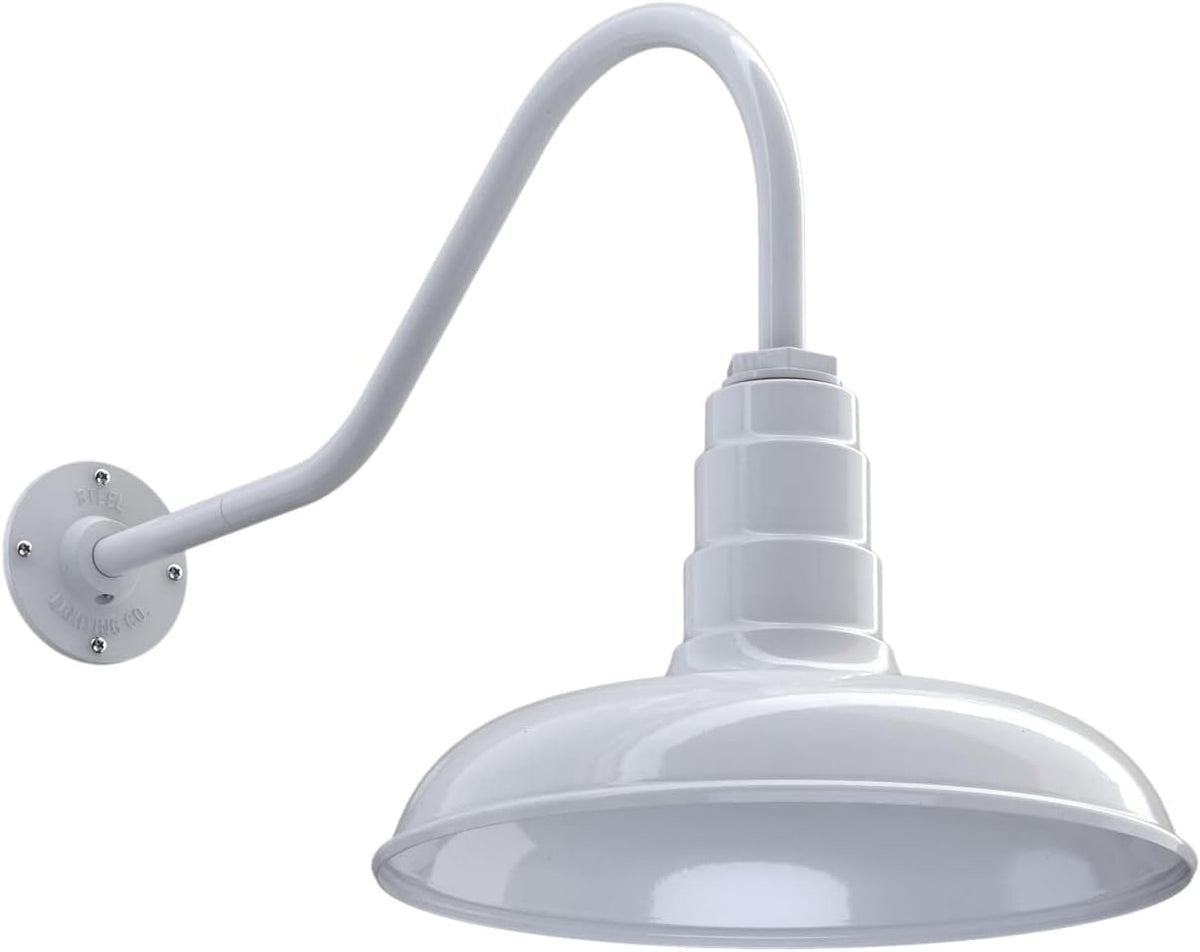 Galvanized Outdoor Barn Light with Dusk to Dawn Sensor A52341