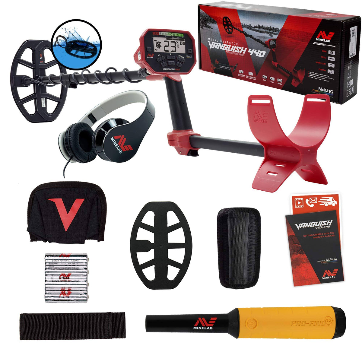 Vanquish 440 Detector with Pro-Find 15 Pinpointer I22554
