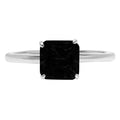 18K White Gold Solitaire Ring X892777
