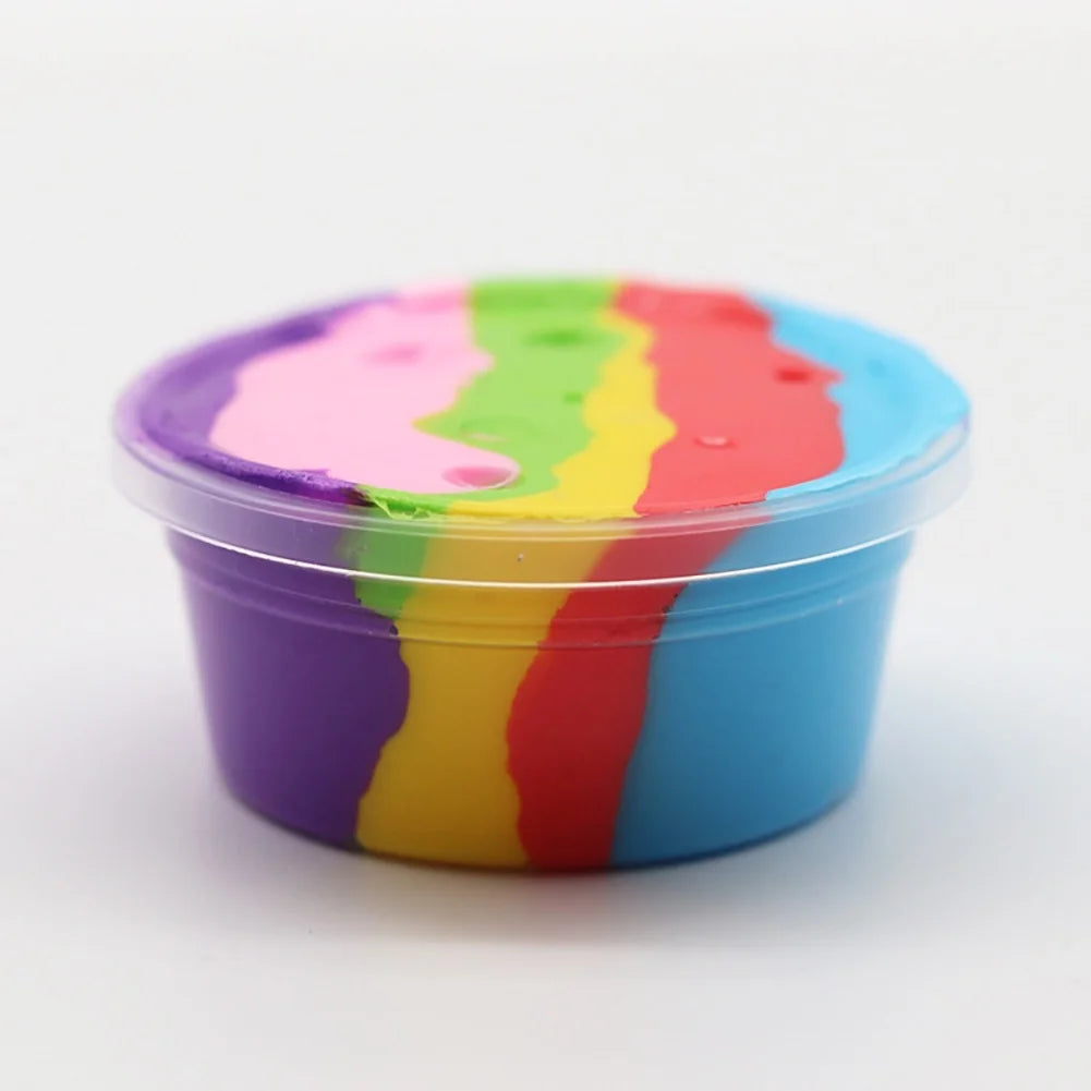 Rainbow Slime Putty Clay Plasticine Kids Toys F447