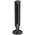 Black 3-Speed Oscillating Tower Fan with Timer and Remote H94358