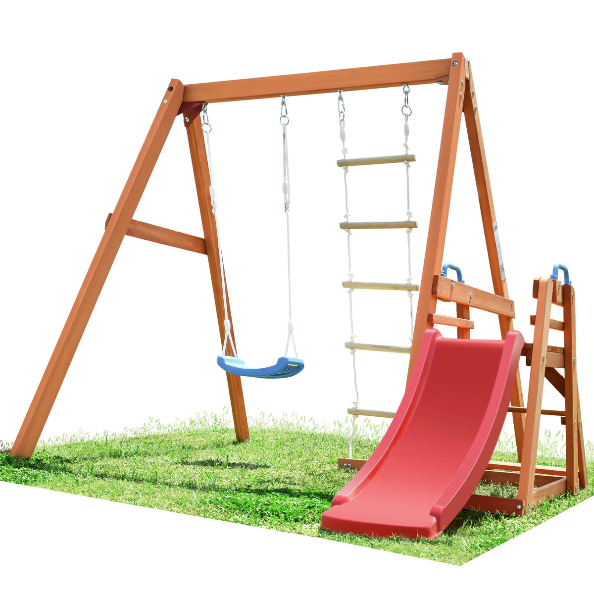 Wooden Swing Set for Outdoor Play M954632