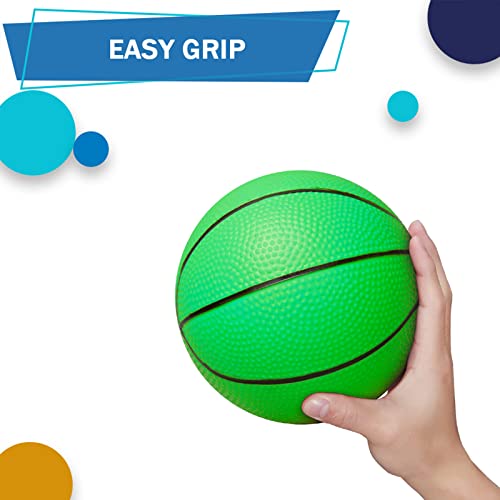 5 Inch PVC Mini Basketball (4 PCS with Air Pump) F77487