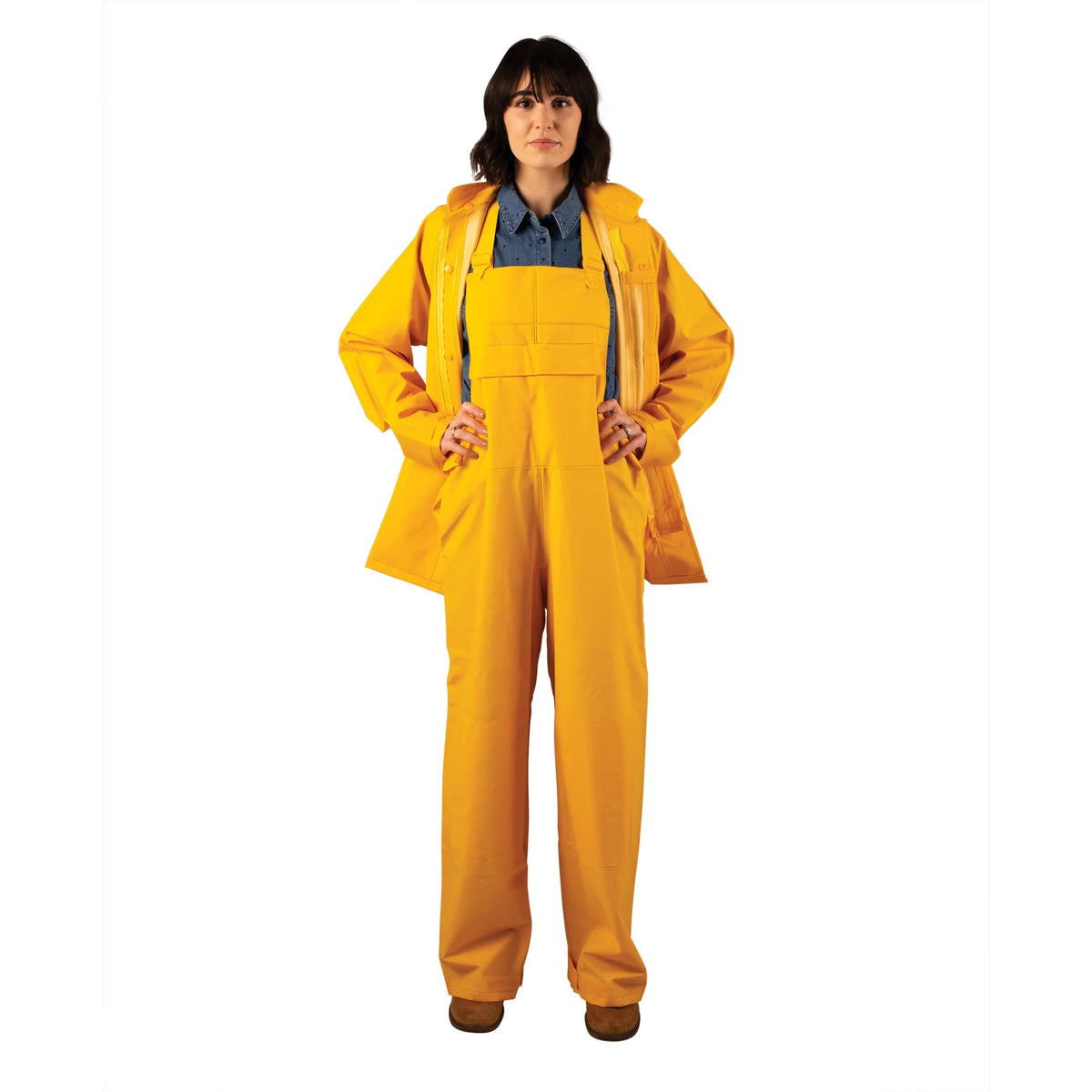 Yellow Rain Coat & Bib Z529