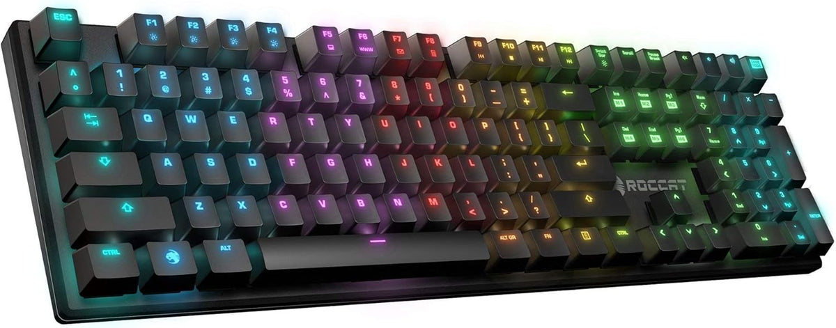 RGB Illuminated Frameless Mechanical Gaming Keyboard, Brown Switch A607208