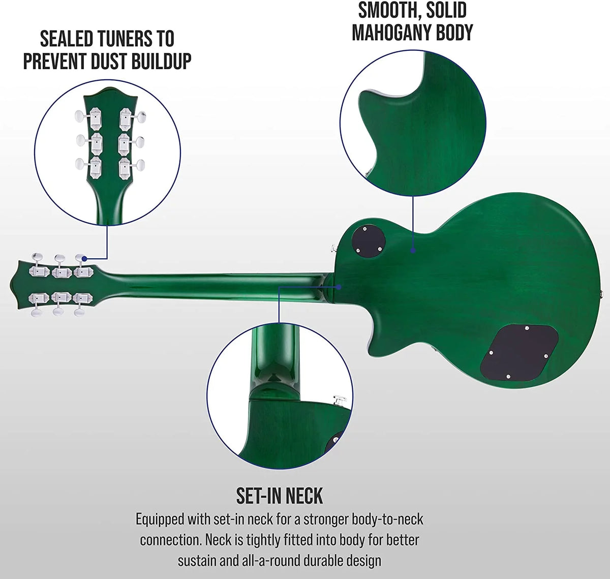 Green 39” Electric Guitar N667552